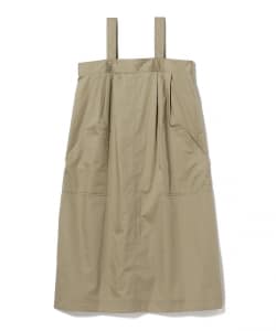 HAVERSACK / コットンサテン サロペットロングスカート