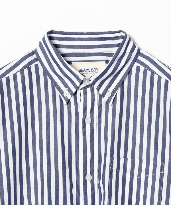 BEAMS BOY (BEAMS BOY) BEAMS BOY / Striped Button Down Long Sleeve 