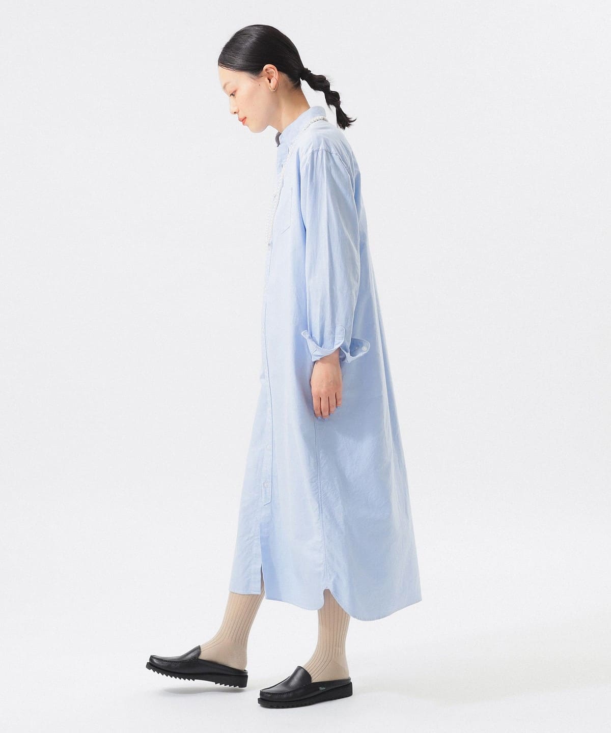 EXCLUSIVE FABRIC 19AW ビッグタータン シャツ ワンピース