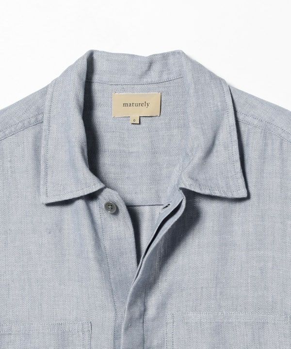 BEAMS BOY（ビームス ボーイ）maturely / Linen Blend Work Shirt