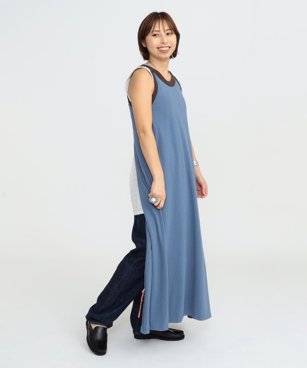 BEAMS JAPAN（ビームス ジャパン）〈WOMEN〉バックトゥフロント 2トーン ワンピース（ワンピース キャミ・ノースリーブワンピース ）通販｜BEAMS