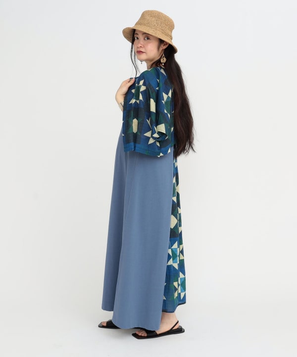 BEAMS JAPAN（ビームス ジャパン）〈WOMEN〉バックトゥフロント 2トーン ワンピース（ワンピース キャミ・ノースリーブワンピース ）通販｜BEAMS