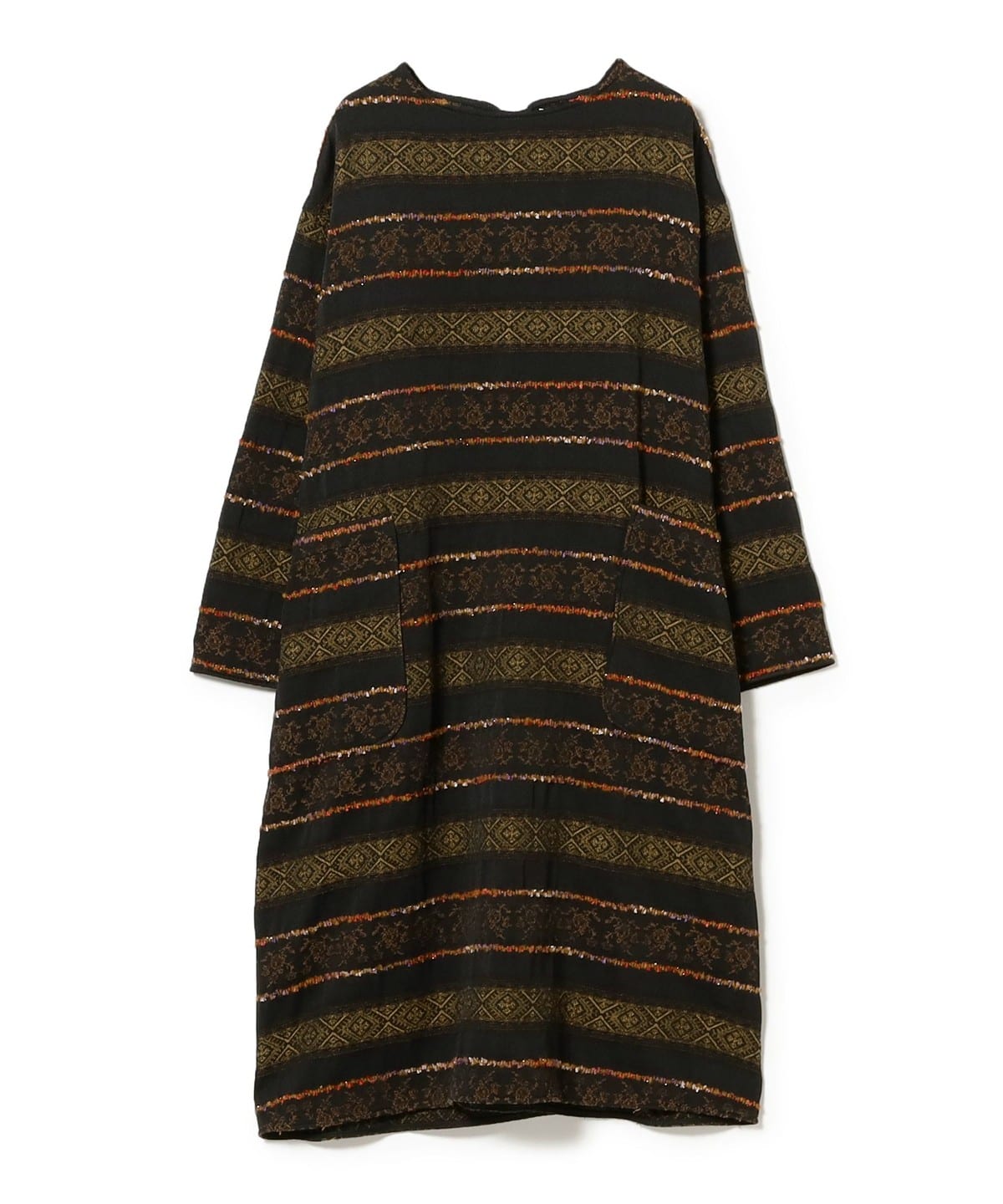 ENGINEERED GARMENTS エンジニアド ガーメンツ / Kapo Dress ワンピース WOMEN BLACK 1 ENGINEERED GARMENTS エンジニアド ガーメンツ / Kapo Dress ワンピース WOMEN BLACK 1