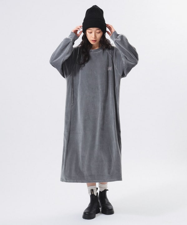 BEAMS BOY（ビームス ボーイ）【別注】NEEDLES / Track Dress Velvet（ワンピース ワンピース）通販｜BEAMS