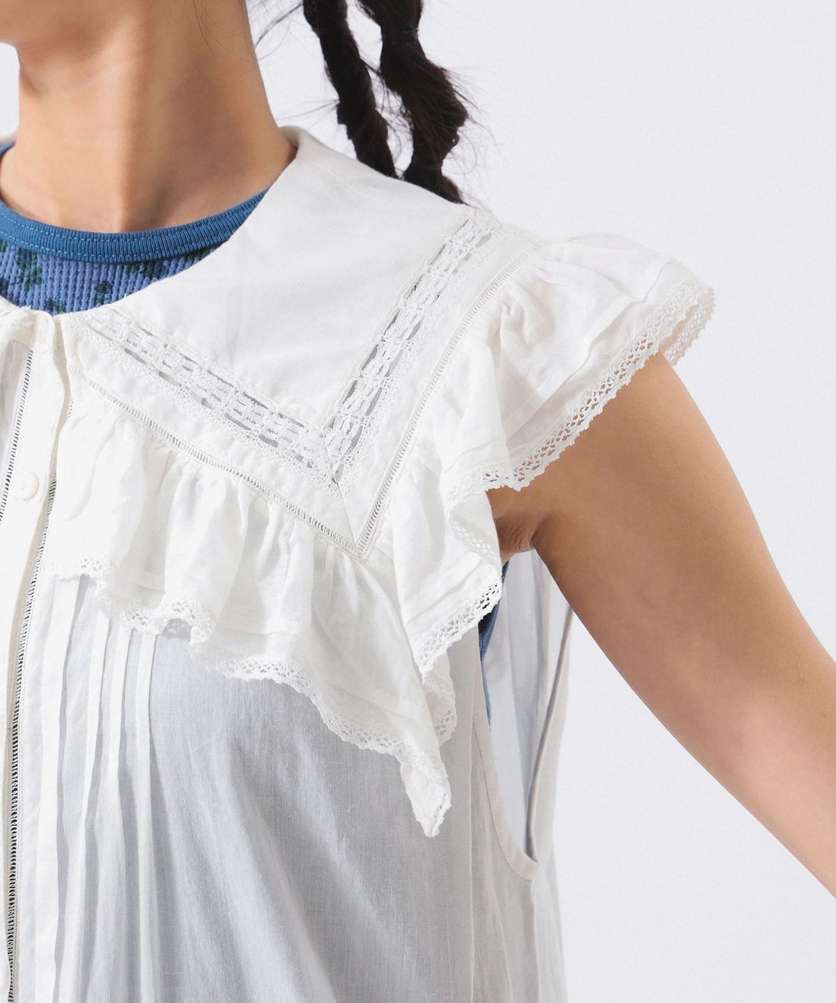 BEAMS BOY（ビームス ボーイ）ヴィンテージ レース ノースリーブ