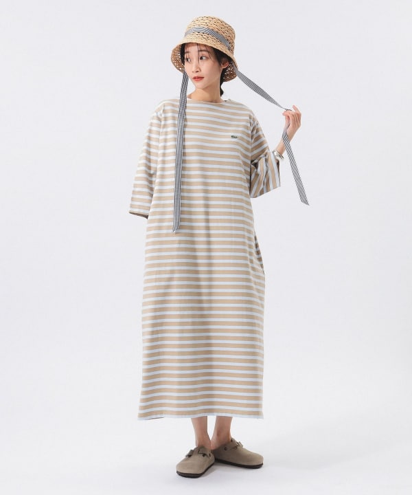 新品】LACOSTE×BEAMSBOY ワンピースベージュ