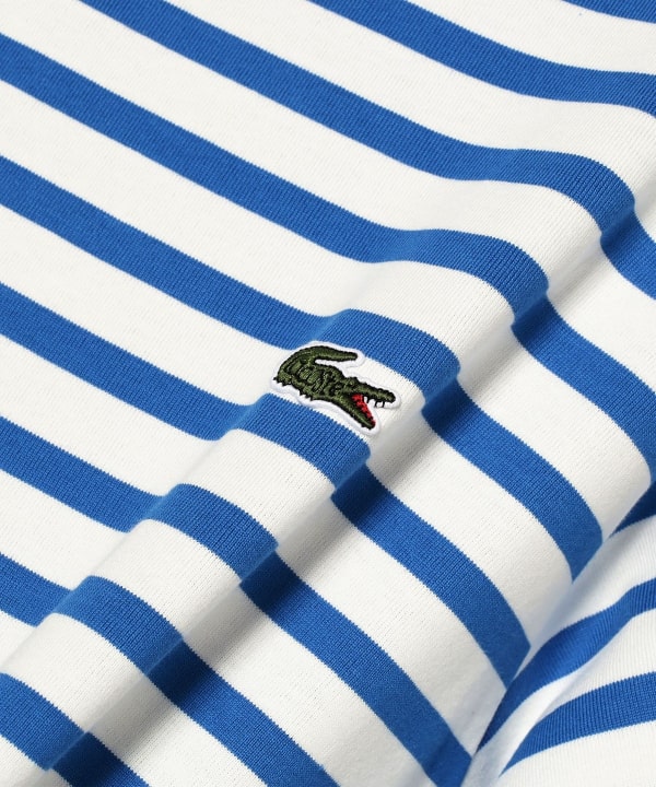 未着用【BEAMS BOY】別注LACOSTE/ボーダー ハーフスリーブドレス BEAMS BOY（ビームス ボーイ）【別注】LACOSTE / ボーダー