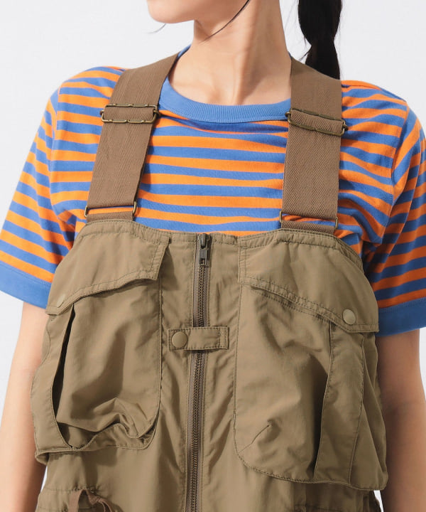 BEAMS BOY ワンピース ナイロン フィッシング ベスト アレンジ