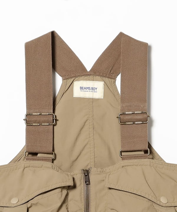 BEAMS BOY フィッシングベスト ベージュ FREE