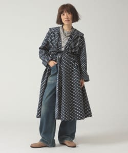 BEAMS BOYのドット セーラー カラー ワンピース