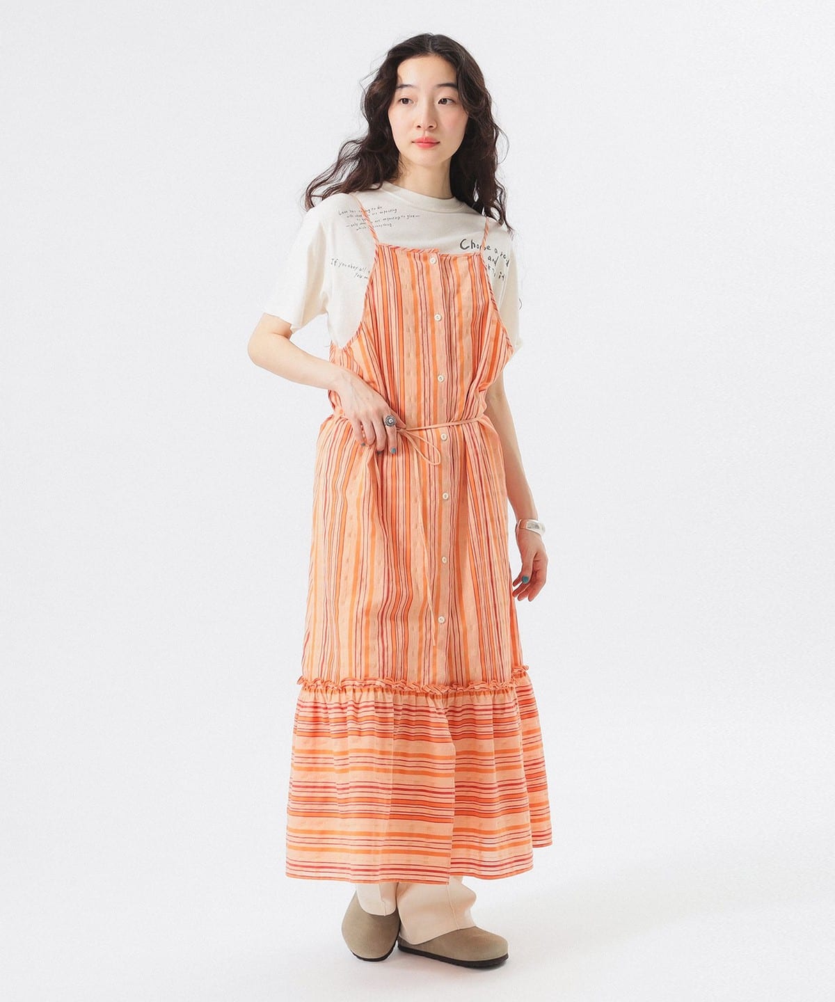 BEAMS BOY BEAMS BOY Army Overpants Arranged Dress (Dress