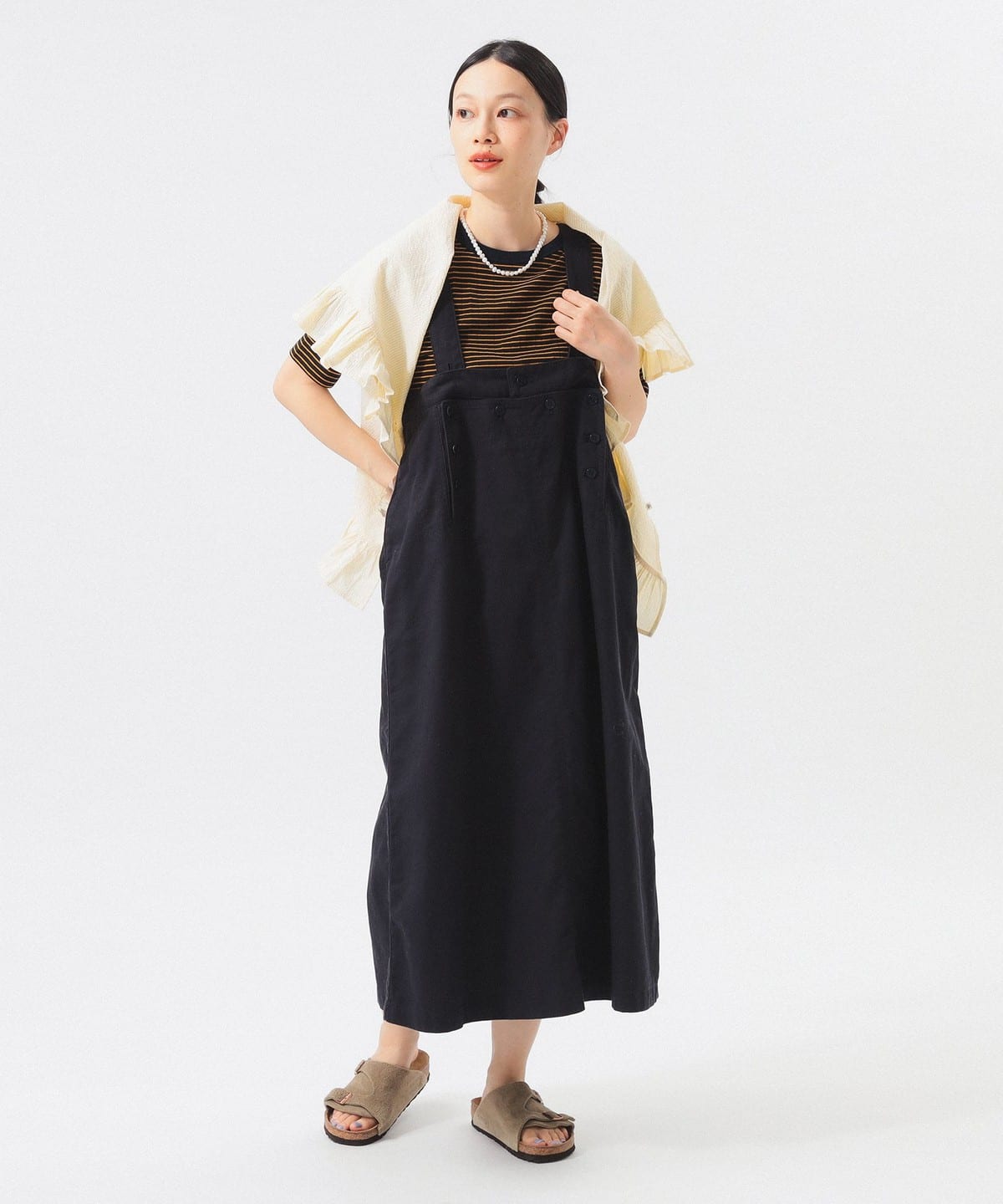 コットン ツイル マリン ワンピース ワンピース WOMEN NAVY ONE SIZE コットン ツイル マリン ワンピース ワンピース WOMEN NAVY ONE SIZE
