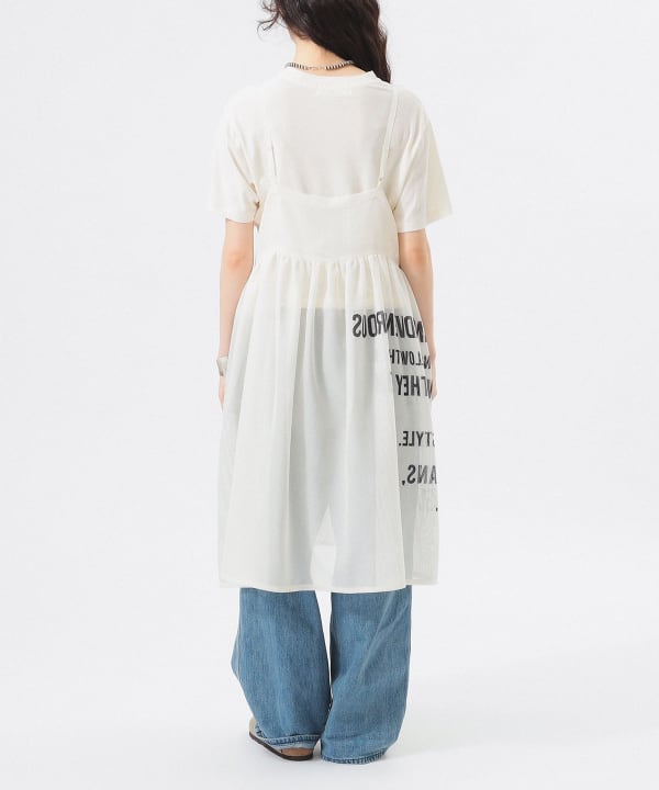 ビームスボーイ　メモリープリント ワンピース BEAMS BOY（ビームスボーイ）の「BEAMS BOY / ボーイ メモリー