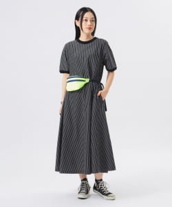 カット ツイル マキシ ワンピース