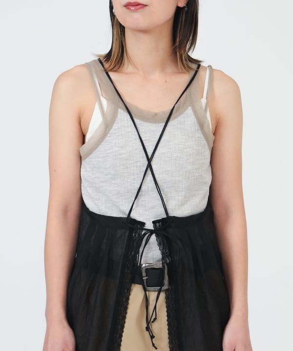 BEAMS JAPAN（ビームス ジャパン）〈WOMEN〉エプロン ワンピース