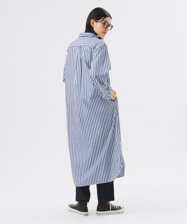 BEAMS BOY（ビームス ボーイ）ストライプ BD ワンピース ロング