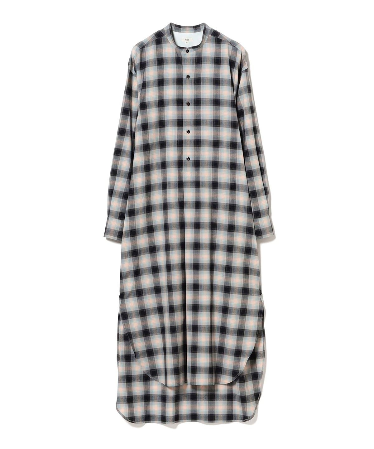 Scye サイ / Check Shirt Dress ワンピース WOMEN グレイッシュミント 38 Scye サイ / Check Shirt Dress ワンピース WOMEN グレイッシュミント 38