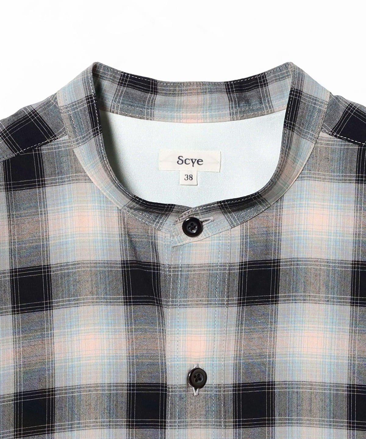 BEAMS BOY（ビームス ボーイ）Scye / Check Shirt Dress