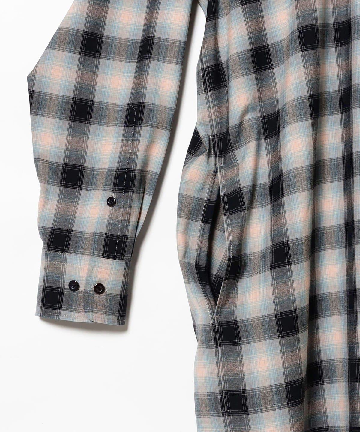 BEAMS BOY（ビームス ボーイ）Scye / Check Shirt Dress