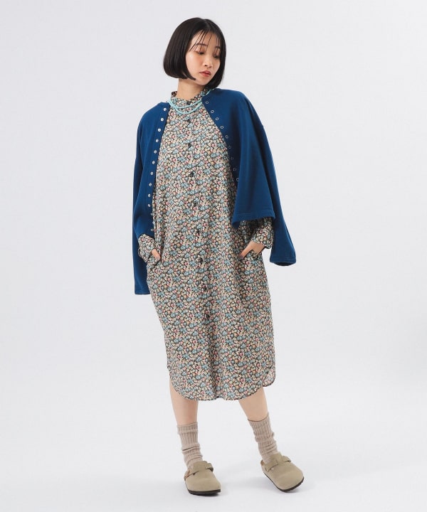 A×BEAMS BOY エィス　ビームスボーイ　ロングMA-1 ネイビー BEAMS BOY（ビームス ボーイ）｜BEAMS
