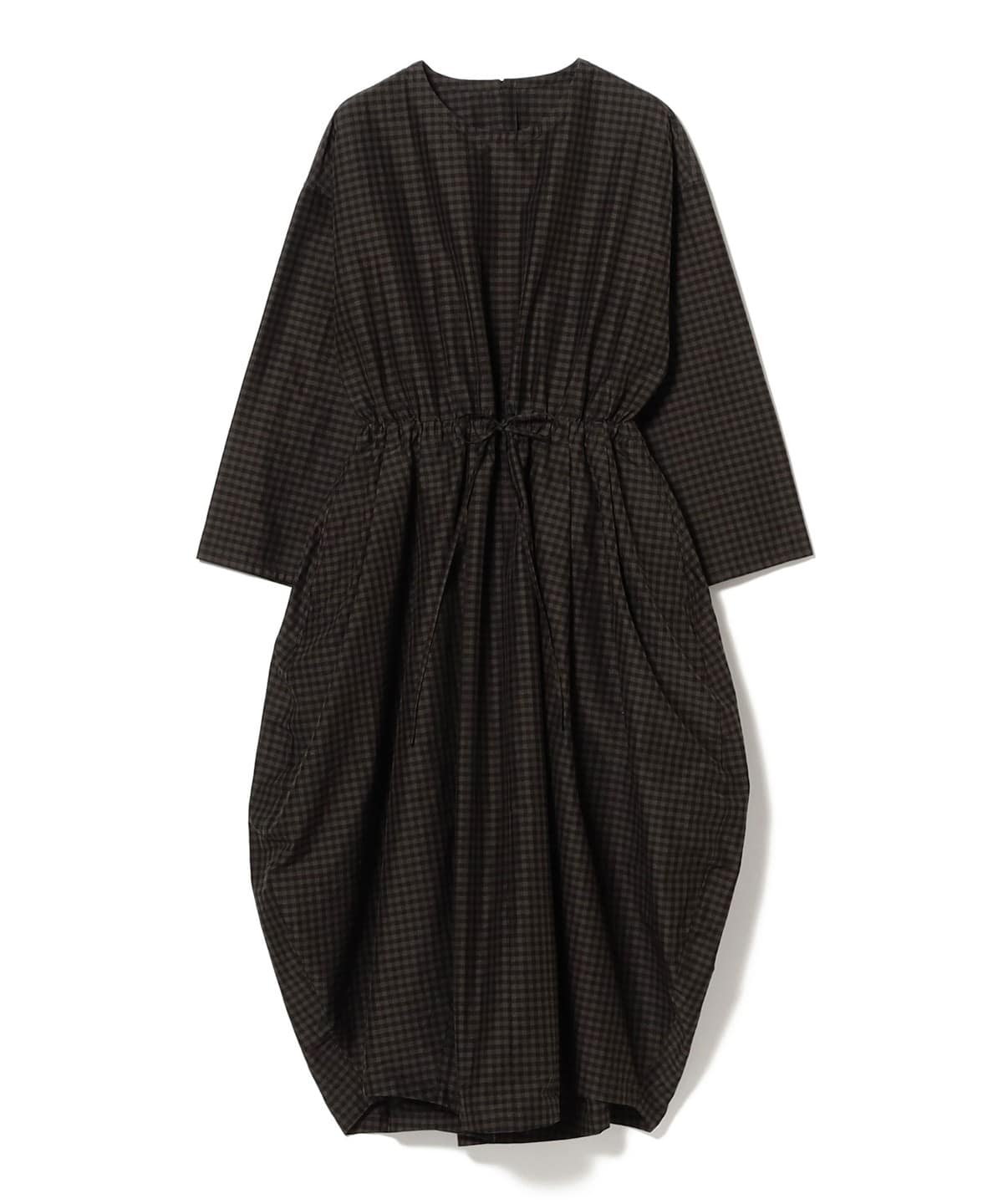 HAVERSACK ハバーサック / Check Onepiece ワンピース WOMEN BROWN 1 HAVERSACK ハバーサック / Check Onepiece ワンピース WOMEN BROWN 1