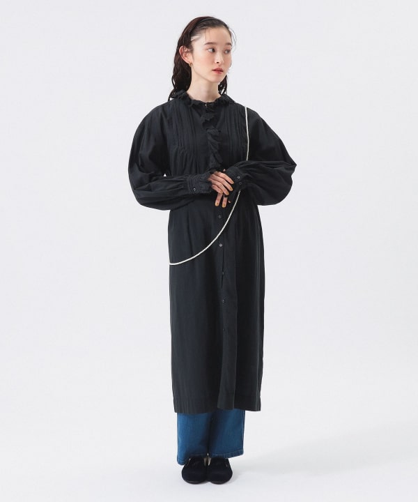 BEAMS BOY ユーロビンテージ フリル ワンピース BEAMS BOY（ビームス ボーイ）ユーロ ヴィンテージ フリル ワンピース