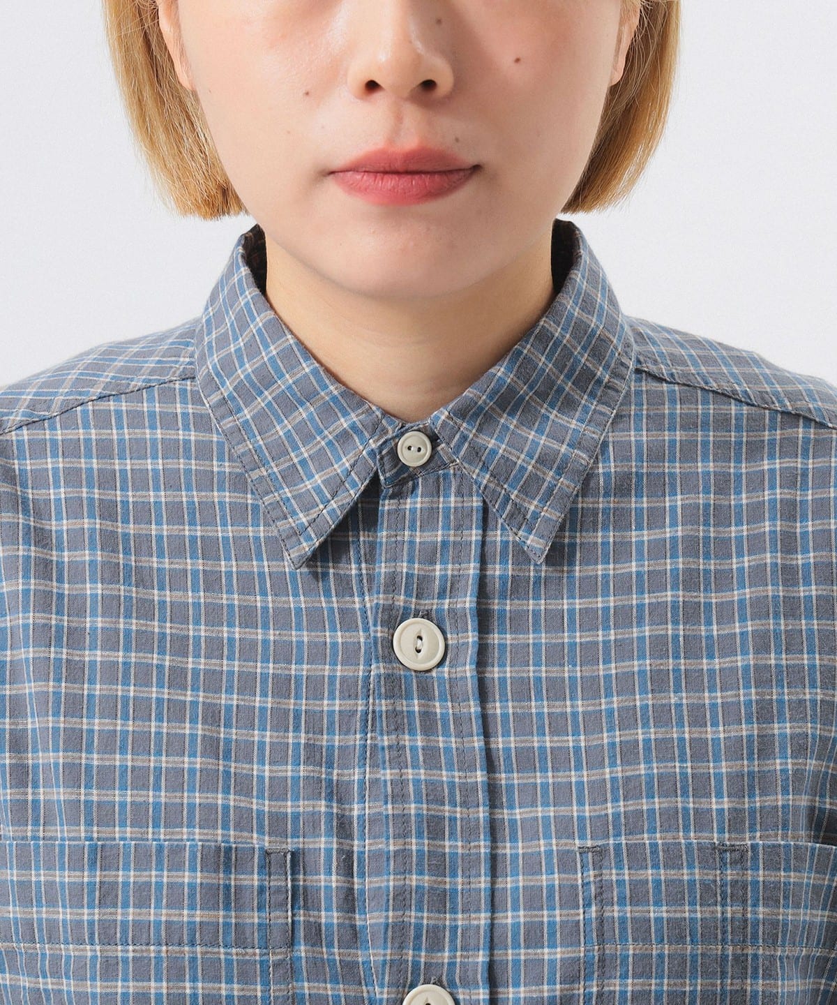 BEAMS BOY（ビームス ボーイ）ワーク チェック ワンピース（ワンピース 