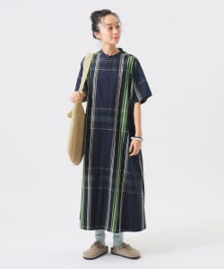 【+10%ポイントUP】ボーイ ビッグ タータン ワンピース