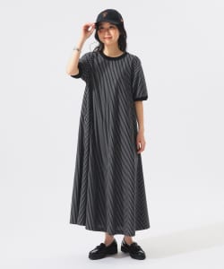 カット ツイル マキシ ワンピース