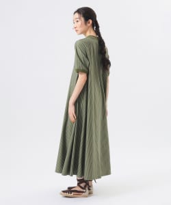 カット ツイル マキシ ワンピース