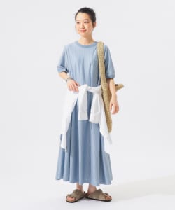 カット ツイル マキシ ワンピース