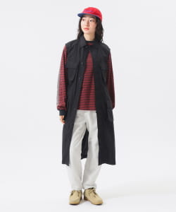 ミリタリー ノースリーブ ワンピース