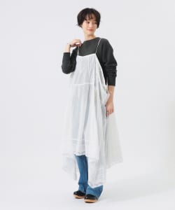 【+10%ポイントUP】レース ドレープ ワンピース