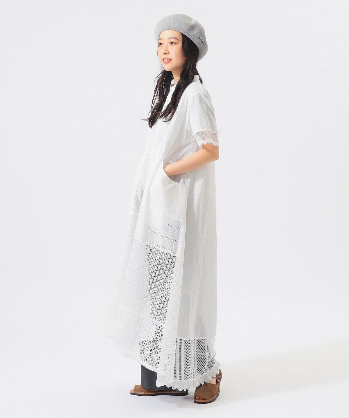 希少✨ TORI-TO×BEAMS BOYラッフルドレス レースワンピース BEAMS BOY (BEAMS BOY) [Special order] TORI-TO / Tiered Dress