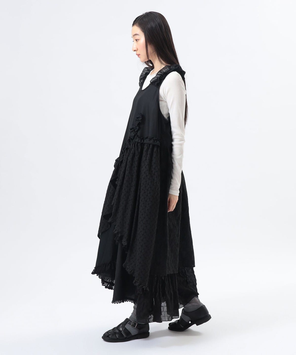 【別注】TORI-TO / キャミ フリル ワンピース BEAMS JAPAN（ビームス ジャパン）【別注】TORI-TO / キャミ フリル