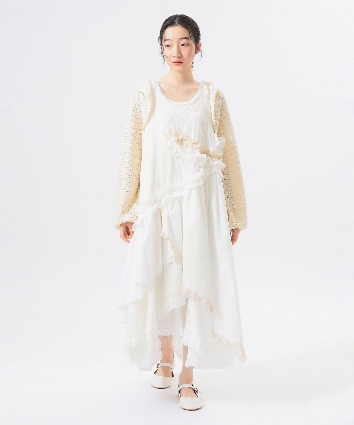 BEAMS JAPAN（ビームス ジャパン）【別注】TORI-TO / キャミ フリル