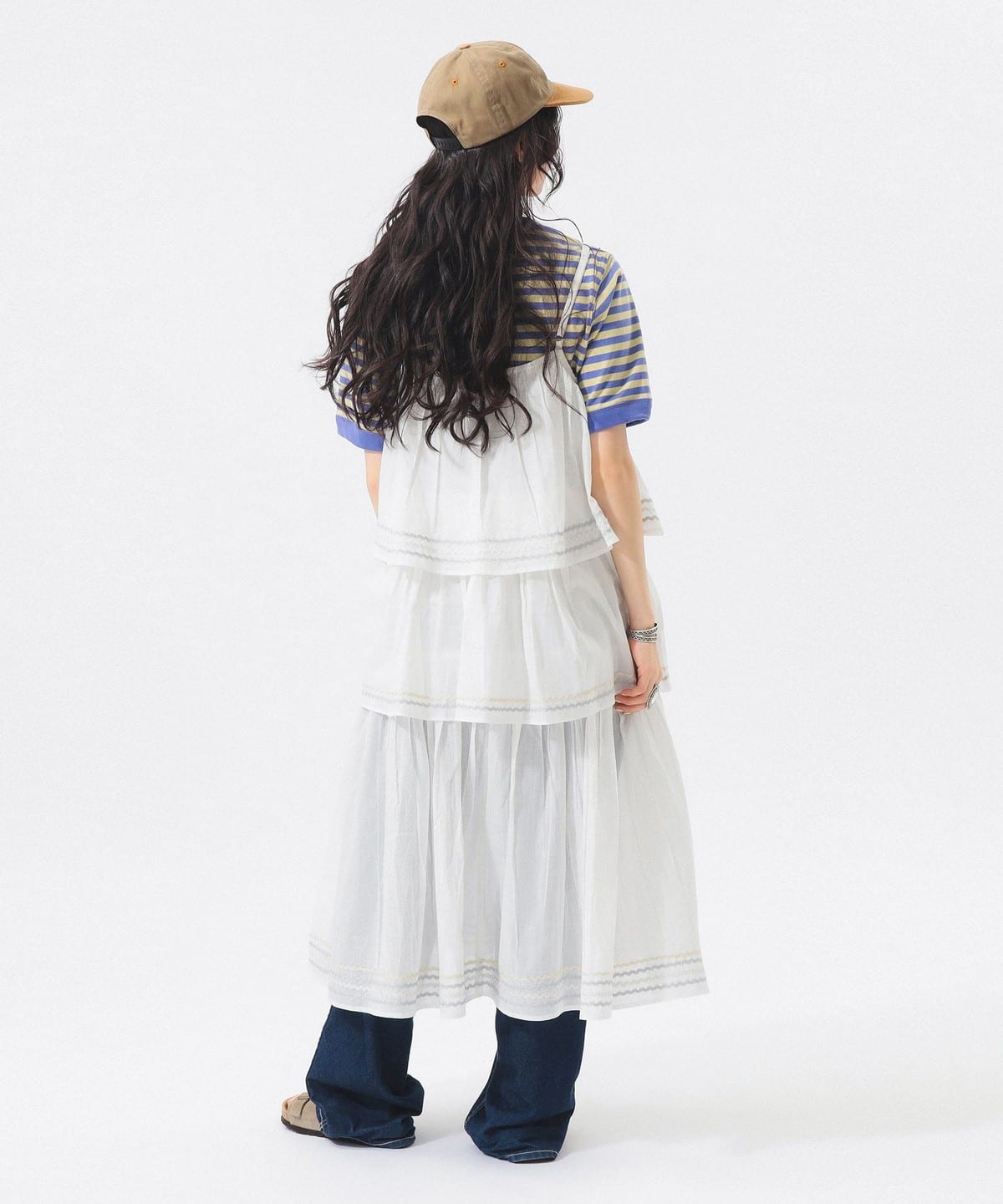 【美品】BEAMS BOY別注 TREPIED キャミワンピース ブラック BEAMS BOY（ビームス ボーイ）【別注】trepied / キャミ ワンピース