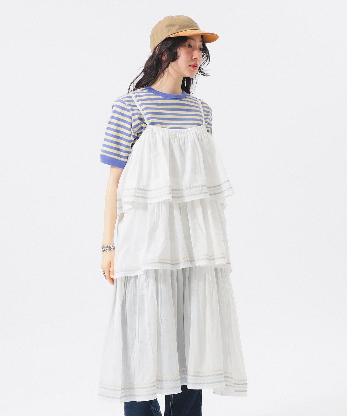 【美品】BEAMS BOY別注 TREPIED キャミワンピース ブラック BEAMS BOY（ビームス ボーイ）【8/6再値下げ】【別注】trepied