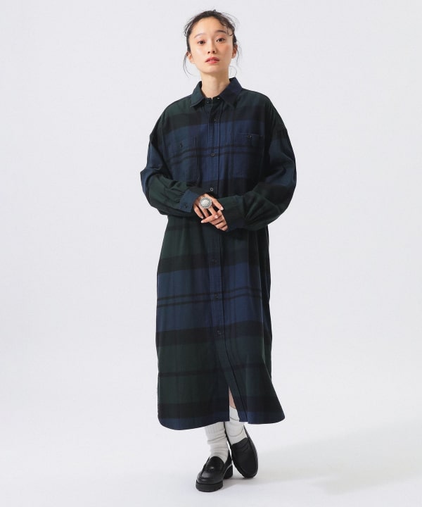 Big Check Dress Model: H161 B76 W60 H82 Size: 1