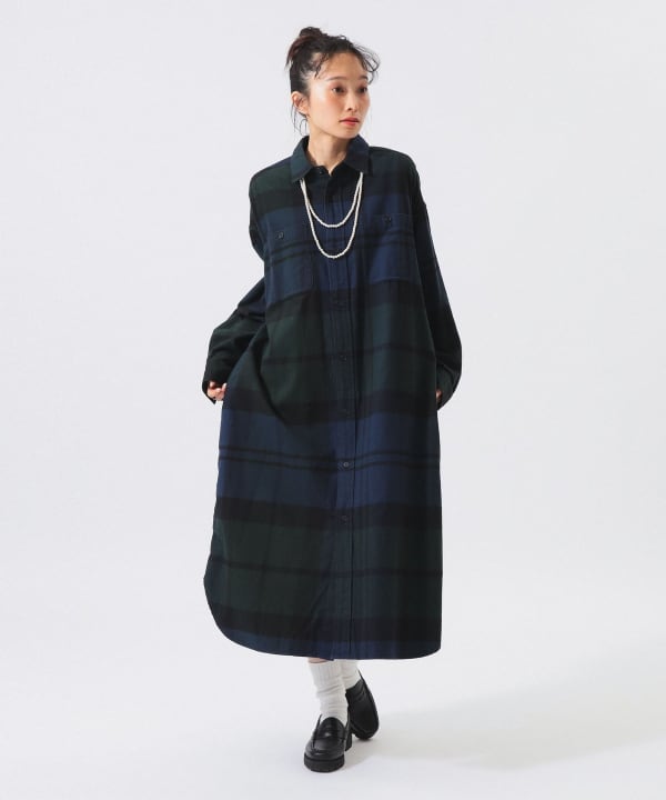 Big Check Dress Model: H161 B76 W60 H82 Size: 1