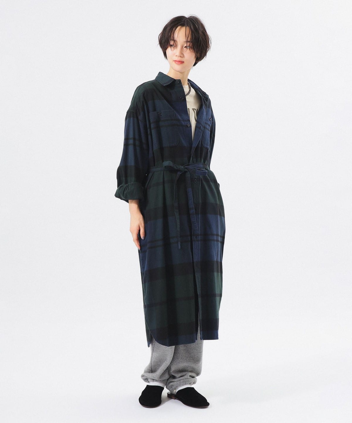 BEAMS BOY（ビームス ボーイ）ビッグ チェック ワンピース（ワンピース