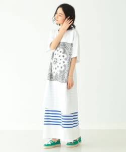 CHED / バンダナ パッチ Tシャツワンピース