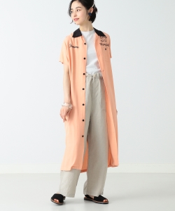 STYLE EYES × BEAMS BOY / ボーリング シャツ ワンピース