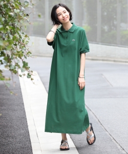 LACOSTE / 別注 ポロ ドレス