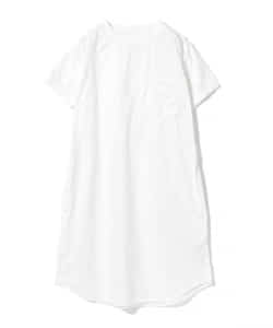 BEAMS BOY / リブ付き ショートスリーブ ワンピース