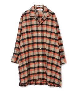 INDIVIDUALIZED SHIRTS × BEAMS BOY / 別注 チェック ワイド ワンピース