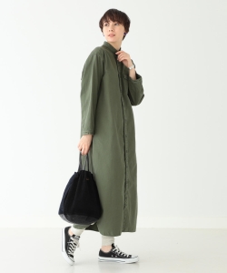 BEAMS BOY / ヘリンボーン US マリンコープ ワンピース
