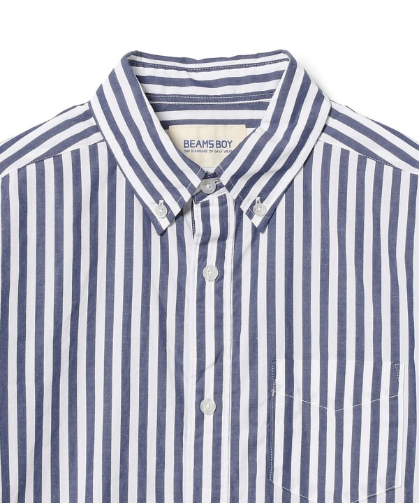 Beams Boy ビームス ボーイ Beams Boy ストライプ ボタンダウン ロングスリーブ シャツワンピース ワンピース ワンピース 通販 Beams