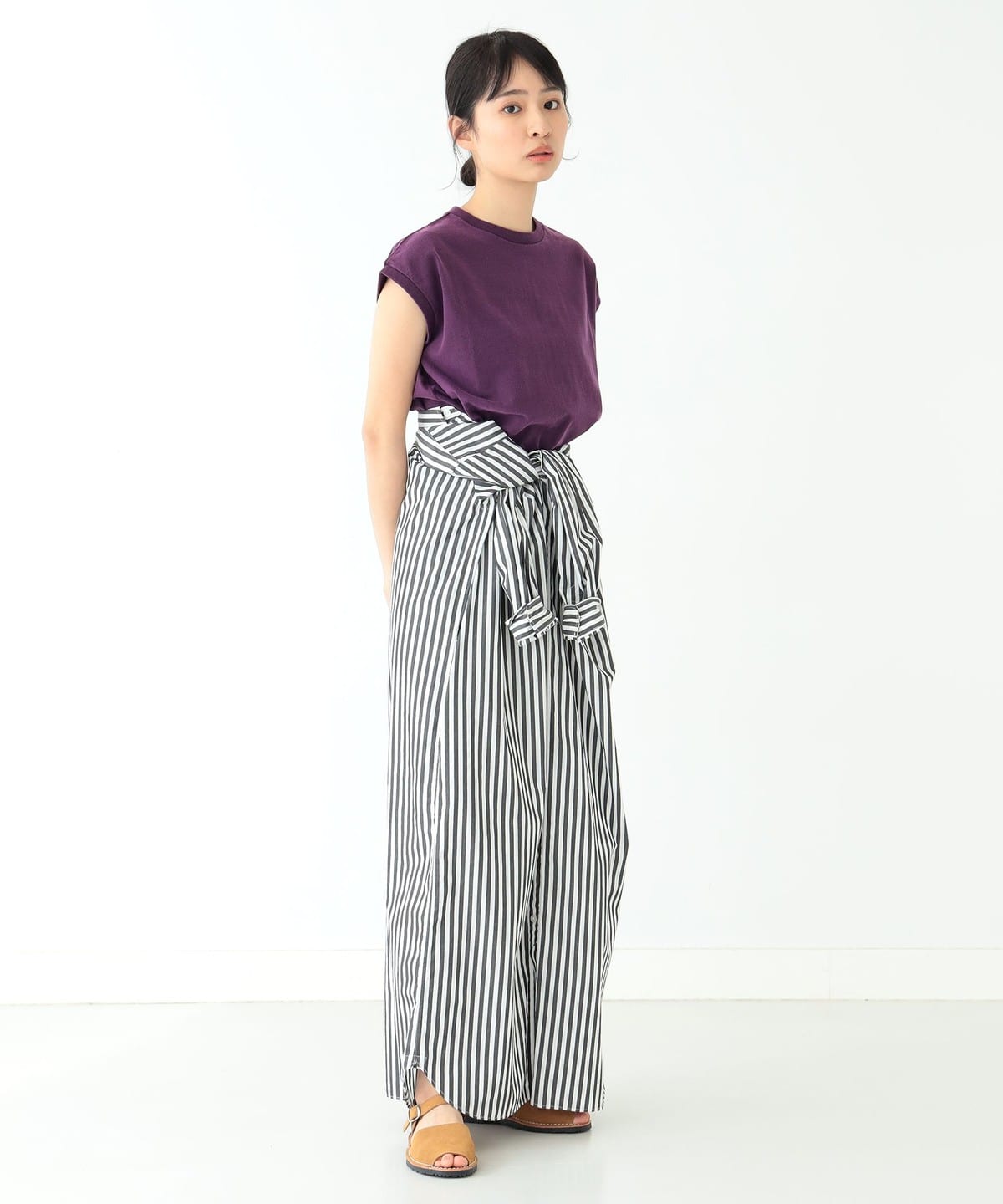 Beams Boy ビームス ボーイ Beams Boy ストライプ ボタンダウン ロングスリーブ ワンピース ワンピース ワンピース 通販 Beams