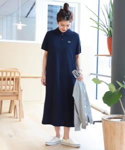 LACOSTE × BEAMS BOY / 別注 ポロ ロング ワンピース